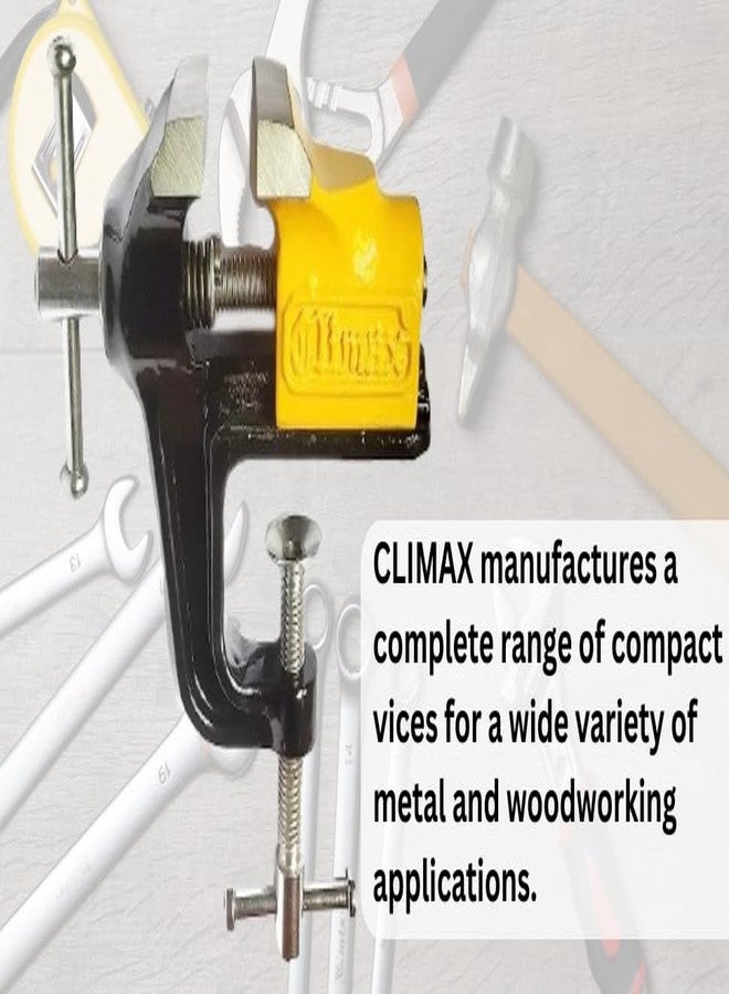 CLIMAX TABLE BABY VICE | CLAMP TYPE | 32 MM JAW WIDTH [PROFESSIONAL] - Image 4